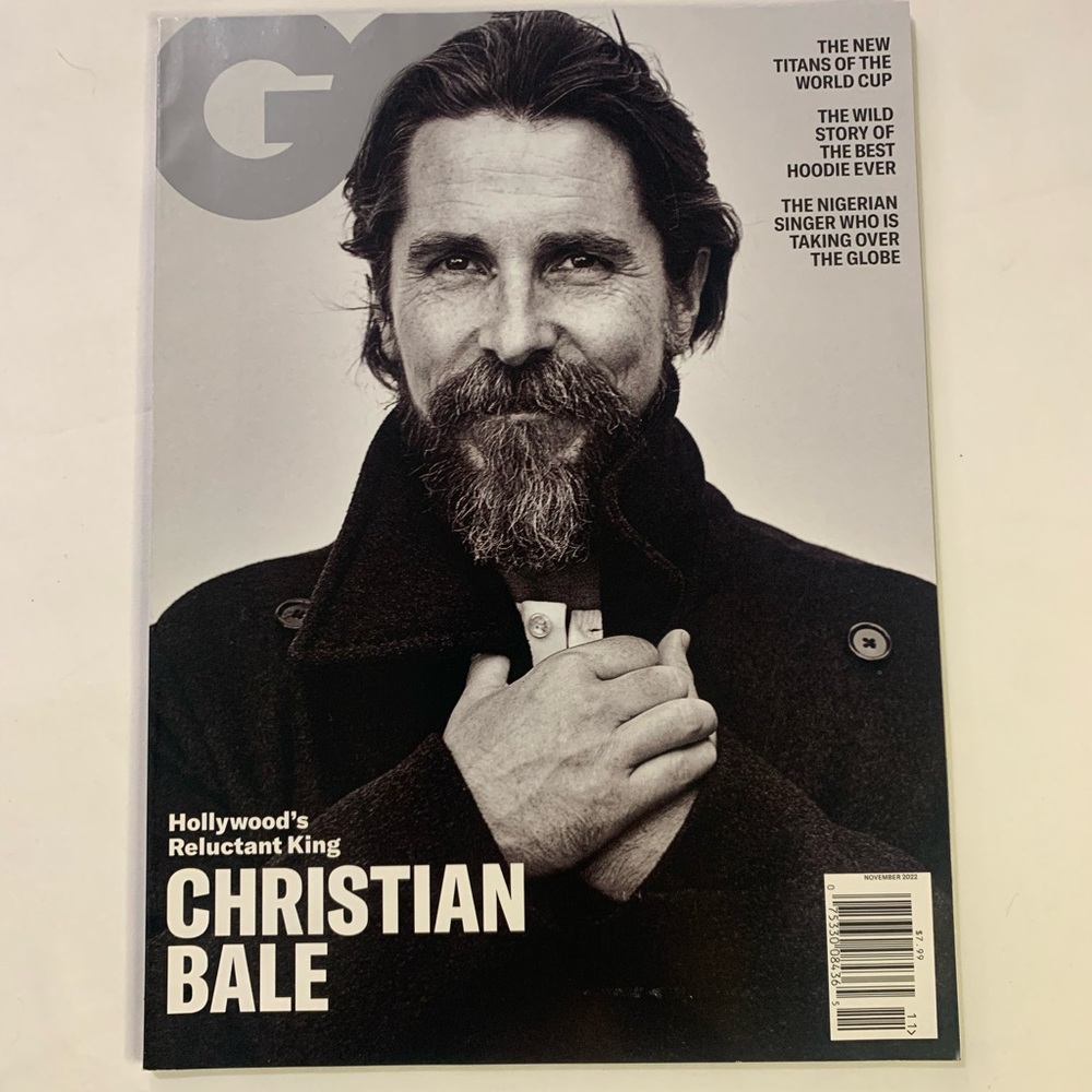 GQ Christian Bale “Hollywood’s King” Issue November 2022 Magazine
